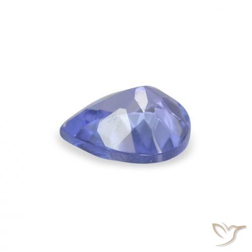 Tanzanite Bleu naturelle En forme de poire, 0.35 ct, VS