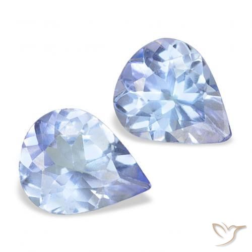 Shop natural 0.64ct Bleu pastel Tanzanite gems, En forme de poire, from Tanzanie at GemSelect. In stock, global shipping!