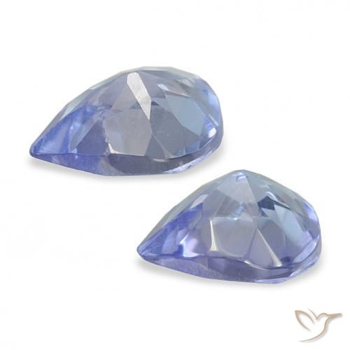 Shop natural 0.64ct Bleu pastel Tanzanite gems, En forme de poire, from Tanzanie at GemSelect. In stock, global shipping!