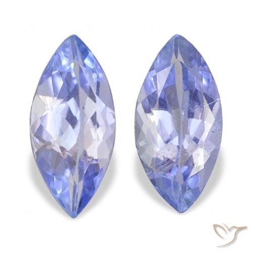 0.67ctw Naturel Bleu pastel Tanzanite, Marquise, VS