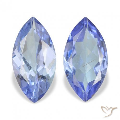0.72ctw Naturel Bleu pastel Tanzanite, Marquise, VS
