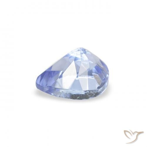 Tanzanite Bleu clair naturelle En forme de poire, 0.40 ct, VS