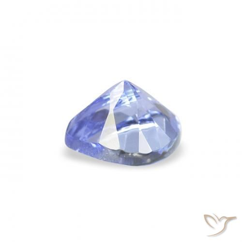 Tanzanite Bleu pastel naturelle En forme de poire, 0.40 ct, VS