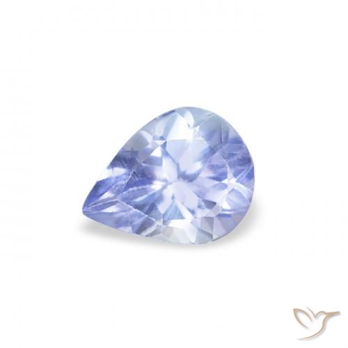 0.37ct Naturel Bleu pastel Tanzanite, En forme de poire, VS