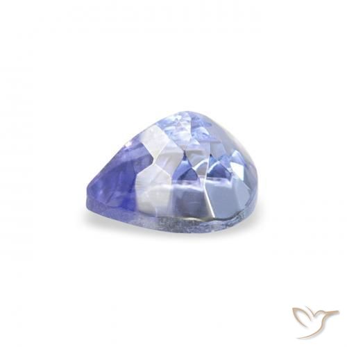 Tanzanite Bleu foncé naturelle En forme de poire, 0.43 ct, VS