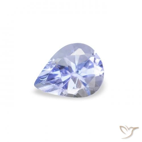 0.37ct Naturel Bleu pastel Tanzanite, En forme de poire, VS