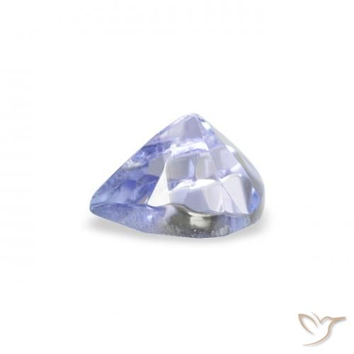 Tanzanite Bleu pastel naturelle En forme de poire, 0.37 ct, VS