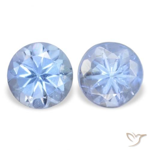 0.33ctw Naturel Bleu pastel Tanzanite, Tour, VS