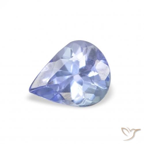 0.34ct Naturel Bleu pastel Tanzanite, En forme de poire, VS
