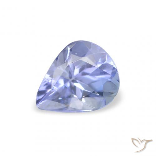0.34ct Naturel Bleu pastel Tanzanite, En forme de poire, VS