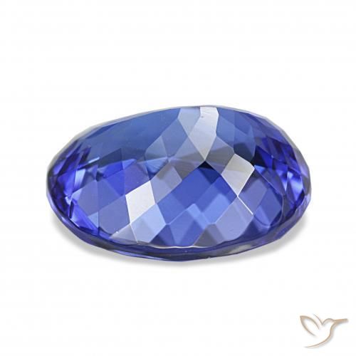 Tanzanite Violet Bleu naturelle ovale, 4.80 ct, IF