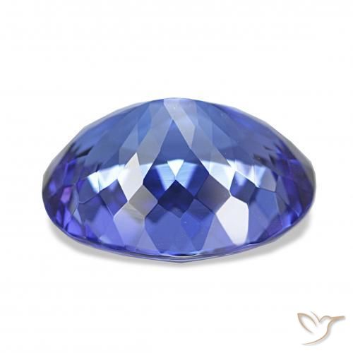 Tanzanite Violet foncé Bleu naturelle ovale, 5.87 ct, IF