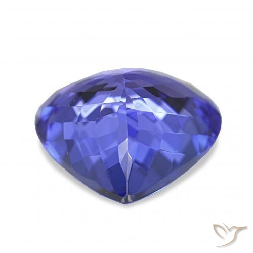 Tanzanite Violet foncé Bleu naturelle En forme de poire, 4.80 ct, VVS