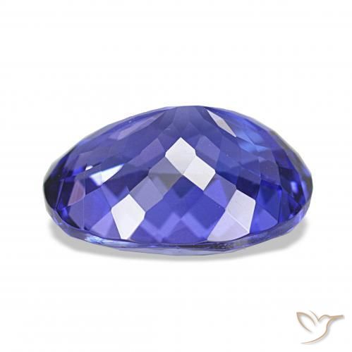 Tanzanite Bleu foncé naturelle ovale, 5.56 ct, IF