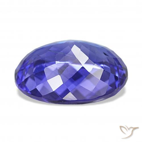 Tanzanite Bleu foncé naturelle ovale, 6.08 ct, VVS