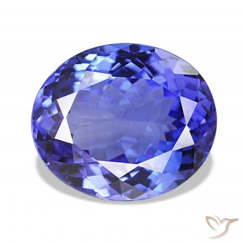 Tanzanite Violet Bleu naturelle ovale, 6.02 ct, IF