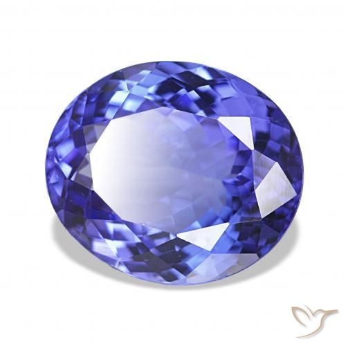 Tanzanite Violet Bleu naturelle ovale, 6.02 ct, IF