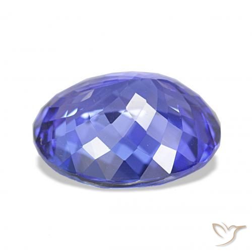 Tanzanite Violet Bleu naturelle ovale, 6.02 ct, IF