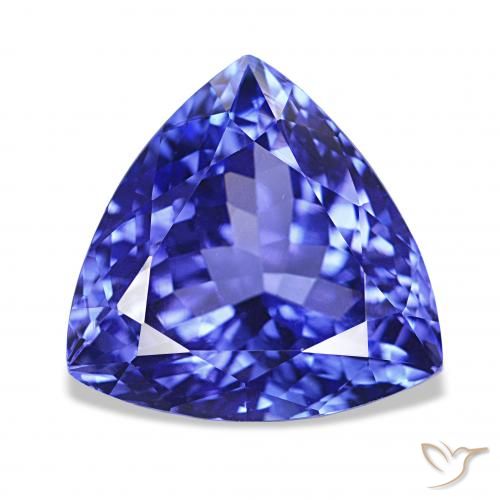 Tanzanite Violet Bleu naturelle Trillion, 4.73 ct, IF