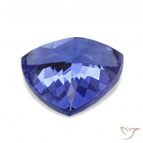 Tanzanite Violet Bleu naturelle Trillion, 4.73 ct, IF