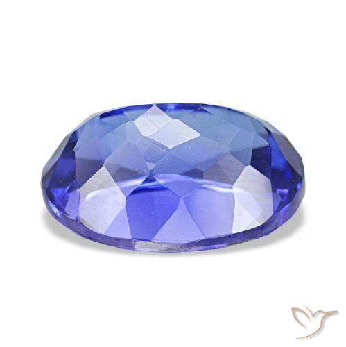 Tanzanite bleue naturelle coupe ovale, 2,21 ct, VVS-VS