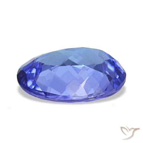Tanzanite bleue naturelle coupe ovale, 2,24 ct, VVS
