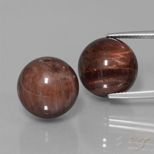 41.41ctw Naturel Multicolore Oeil de Tigre Matrice, Sphère / Boule, Opaque