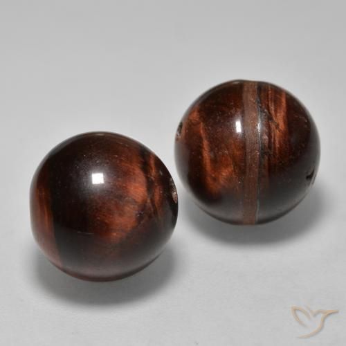 24.04ctw Naturel Brun cannelle Oeil de Tigre Matrice, Sphère / Boule, Opaque