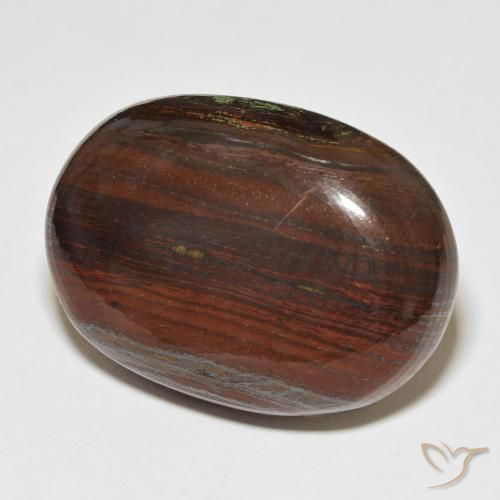 Oeil de Tigre Matrice Multicolore naturelle ovale, 73.18 ct, Opaque