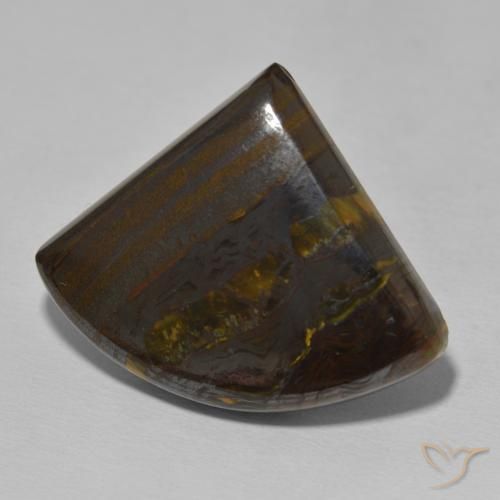 Oeil de Tigre Matrice Multicolore naturelle Fantaisie, 40.69 ct, Opaque
