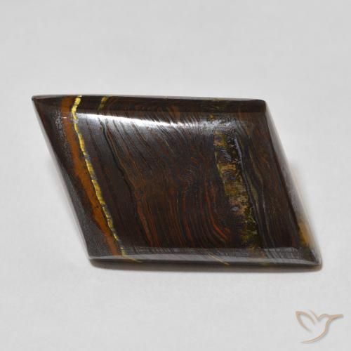 Oeil de Tigre Matrice Multicolore naturelle Fantaisie, 28.02 ct, Opaque