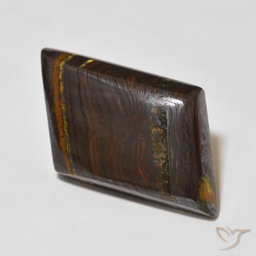 Oeil de Tigre Matrice Multicolore naturelle Fantaisie, 28.02 ct, Opaque