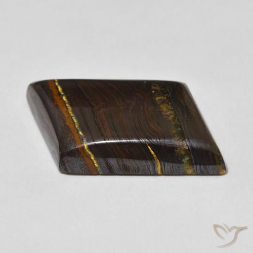 Oeil de Tigre Matrice Multicolore naturelle Fantaisie, 28.02 ct, Opaque