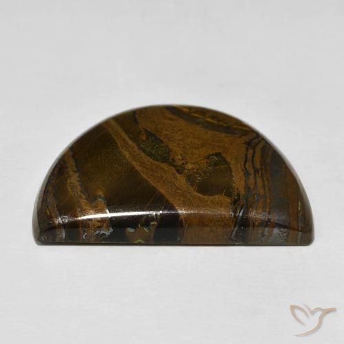 Oeil de Tigre Matrice Multicolore naturelle Fantaisie, 46.72 ct, Opaque