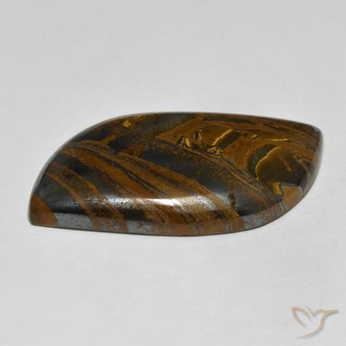 Oeil de Tigre Matrice Multicolore naturelle Fantaisie, 72.36 ct, Opaque
