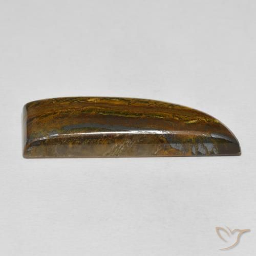 Oeil de Tigre Matrice Multicolore naturelle Fantaisie, 26.35 ct, Opaque