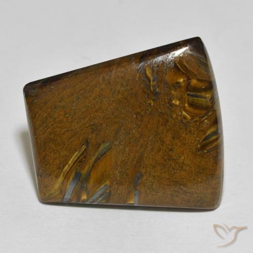 Oeil de Tigre Matrice Multicolore naturelle Baquette, 45.29 ct, Opaque