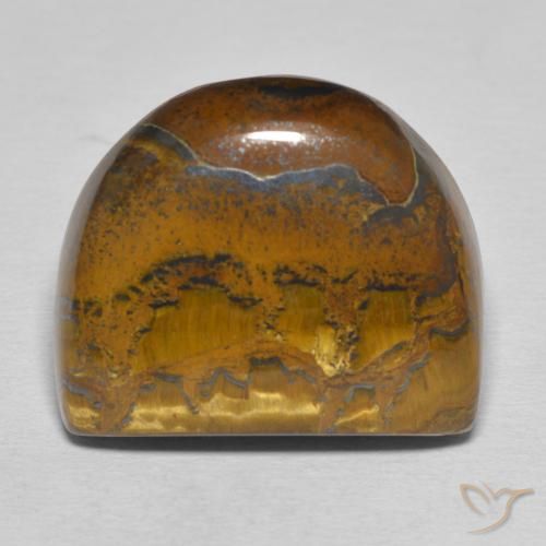 Oeil de Tigre Matrice Brun moyen naturelle Fantaisie, 40.11 ct, Opaque