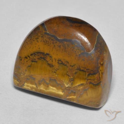 Oeil de Tigre Matrice Brun moyen naturelle Fantaisie, 40.11 ct, Opaque