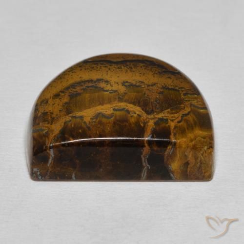 Oeil de Tigre Matrice Brun moyen naturelle Fantaisie, 40.11 ct, Opaque