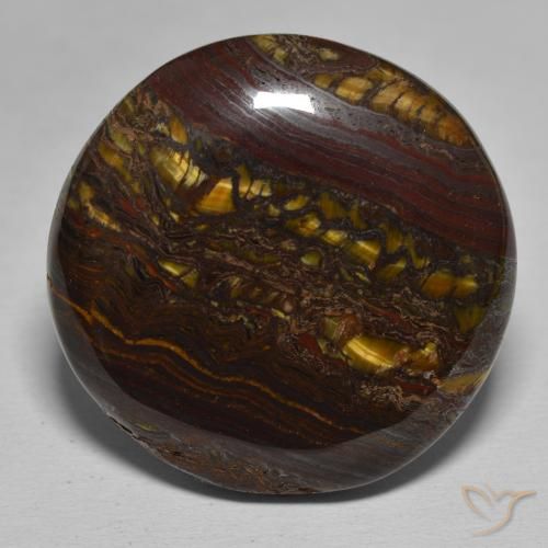 48.70ct Naturel Multicolore Oeil de Tigre Matrice, Tour, Opaque