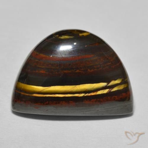 20.41ct Naturel Brun caryer Oeil de Tigre Matrice, Fantaisie, Opaque