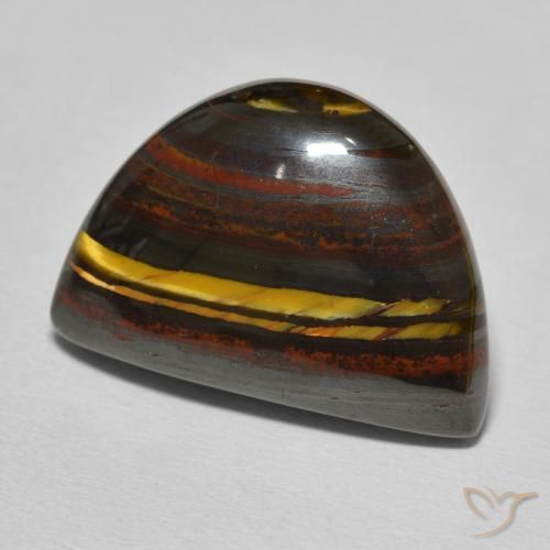 Oeil de Tigre Matrice Brun caryer naturelle Fantaisie, 20.41 ct, Opaque
