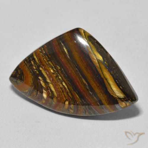 Oeil de Tigre Matrice Multicolore naturelle Fantaisie, 26.35 ct, Opaque