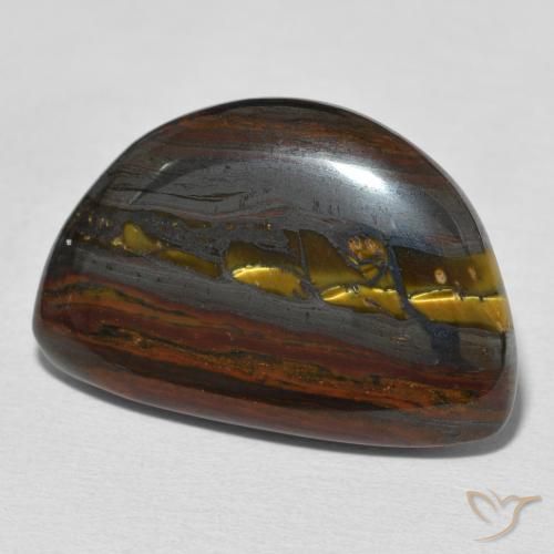 Oeil de Tigre Matrice Multicolore naturelle Fantaisie, 26.03 ct, Opaque