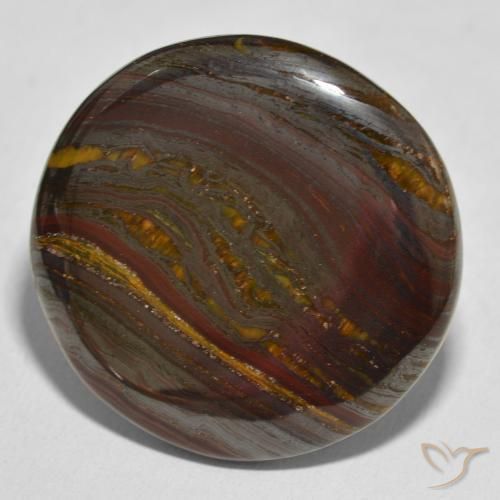 Oeil de Tigre Matrice Multicolore naturelle Tour, 48.13 ct, Opaque