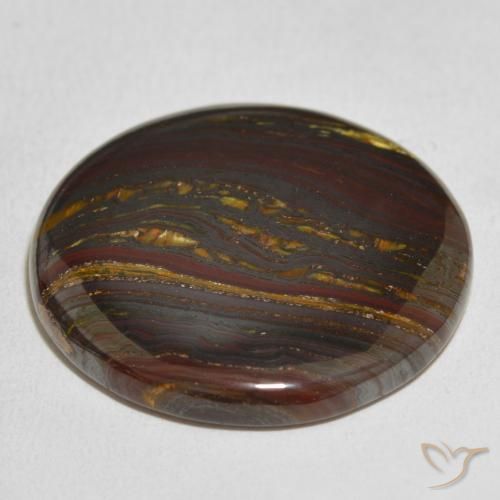 Oeil de Tigre Matrice Multicolore naturelle Tour, 48.13 ct, Opaque