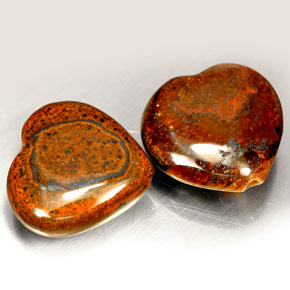 Achetez naturel ct Multicolore Oeil de Tigre gems, Forme de coeur, En provenance Thaïlande chez GemSelect. En stock, livraison internationale!