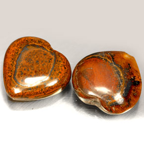 Achetez naturel ct Multicolore Oeil de Tigre gems, Forme de coeur, En provenance Thaïlande chez GemSelect. En stock, livraison internationale!