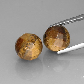 Achetez naturel ct marron tiger's eye gems, sphère / boule, en provenance thaïlande chez gemselect. en stock, livraison internationale!